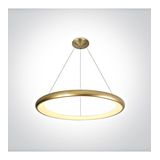 62144NB/BGL/V BRUSHED GOLD PENDANT 50W CCTV IP20 230V DIM