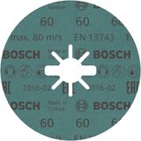 X-LOCK Fibre sanding discs, Ø125mm, G 60, R574, Best for Metal, 1pcs