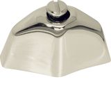 Chrome toggle, Serie Glas, brass, chrome-plated