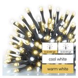 Standard LED interconnecting Christmas chain, 10 m, outdoor, warm/cool white