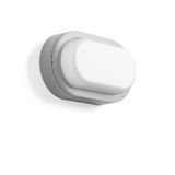 Alu-Lux oval, 8 W, 540 lm, 840, silver, Phase-cut Ceiling and wall lum