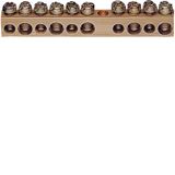 Brass terminal, 67mm, 5x10mm² - 5x16mm²