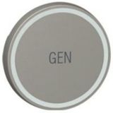 Round key cover Arteor BUS/SCS - GEN marking - 2 modules - magnesium