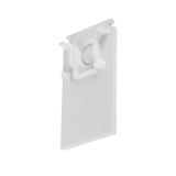 End cap for mounting track deep, 48V TRACK, white
