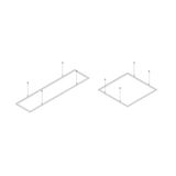 THE PANEL: KIT SOSP.600/1200 CAVI 4X3MT