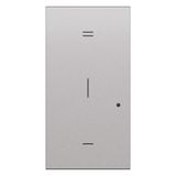 L.NOW - SWITCH DIMMER COVER 2MOD 2W STEEL