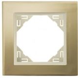 SINGLE FRAME GOLD/PEARL