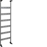 Equipment unit for FW flush encl. with 6 DIN rails, without cover, 900