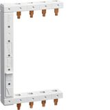 Busbar RCCB 3P+N 2R left
