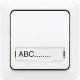 1-gang rocker for switch and push-button 5561NAWW