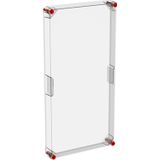 VMS 63 TRANSPARENT COVER + RED SCREWS
