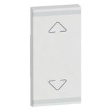 Arteor BUS Control Key Cover with Up/Down Symbol 1 Module White