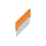 Cross-connector (terminal), Plugged, orange, 41 A, Number of poles: 10
