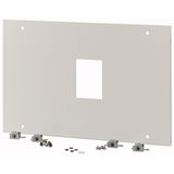 XMN44F04C-XMV Front plate, NZM4, 4p, fixed version, rotary handle with interlock, W=425mm
