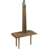 Support for roof conductors H 600mm oaken for Rd 7-10mm