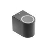 Facade luminaire unidirectional TIAGO, GU10, max. 35 W, IP54, black