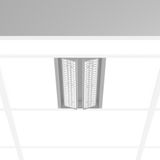 TX-MOVE, 35...68 W, 5600...9850 lm, 830, silver, DALI Recessed project