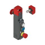 NG series safety switch with lock and integrated control devices, with actuator