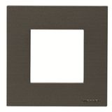 Frame 1-gang / 2-modules - IP44 - Anthracite