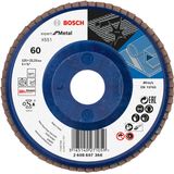 Flap disc X551, Expert for Metal D= 125 mm; G= 60, straight