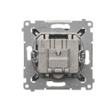 Key for a single roller blind for switches and electronic controllers, Bronze matt, metalic