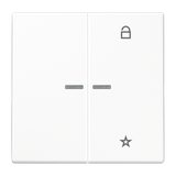 ENet push-button universal 1-gang FMLS1701WW