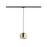 AGNETA for 1-circuit tracks pendant brushed brass 230V LED E27 11W