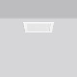 TOLEDO FLAT square, 19 W, 1600 lm, 827-865, white, DALI Recessed downl