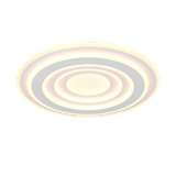 Costa LED ceiling lamp 48 cm matt white