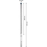 EXPERT SDS max-8X Hammer Drill Bit 20 x 400 x 520 mm 5-pc