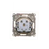 RTV-RTV  final aerial socket, cream white/electro white