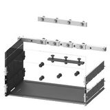 Connection vertical busbar 3WA size 1, fixed-mounted, covered by: compartment door W: 600 mm The