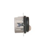 Temperature regultor with outer sensor, black matt