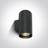 ANTHRACITE 2x20W WW IP65 230V DIMMABLE