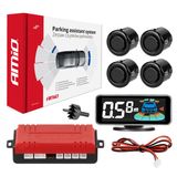 Parking assistant system LED-GRAF 3D 4 sensor black "GOLD" 18mm