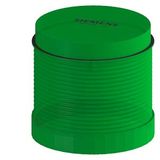 Flashlight element, incl. electronics, green, 115 V AC, diameter 70 mm