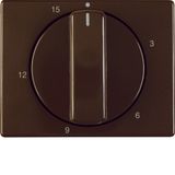 Centre plate for mechanical timer, arsys, brown glossy