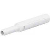 4 mm socket, screw connection, 2.5 mm², mounting Ø 9.6 mm, CAT II/CAT III, white, 66.2054-29