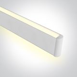 WHITE 40W DOWNLIGHT+UPLIGHT LED WW 1175mm 230V