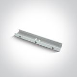 WHITE CONNECTOR FOR SUSPENDING SQUARE TRACK