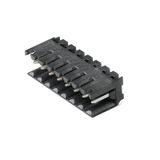 PCB plug-in connector, male header, open side, THT/THR solder connection, 3.50 mm, Number of poles: 6, 90°, Solder pin length (l): 1.5 mm, tinned, black, Tape