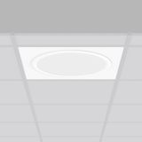 Toledo Flat, 30 W, 3550 lm, 840, white, on/off Lay-in luminaires, L 62
