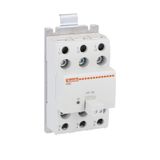 Solid state relay complete with heatsink, three-phase (2 controlled), 15A, 4...32VDC, screw terminals