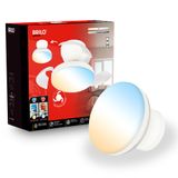 CCT ceiling light with fan, white