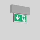 HALYXX, 4,7 W, aluminium, on/off Ceiling luminaires, L 233 B 40 H 180,