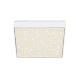 frameless LED surface light with starry decor, white, 1xLED-platine/16W