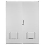 Outdoor enclosure 2 door IP55 H=2000 W=1200 D=600mm, RAL7035