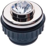 Push-button Crystal, TS Crystal, chrome glossy