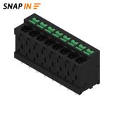Printed circuit board terminals, PCB terminal, THT solder connection, Pitch in mm (P): 5.00 mm, Number of poles: 8, Tube