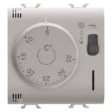 THERMOSTAT - 230V ac 50/60Hz - 2 MODULES - NATURAL SATIN BEIGE - CHORUSMART